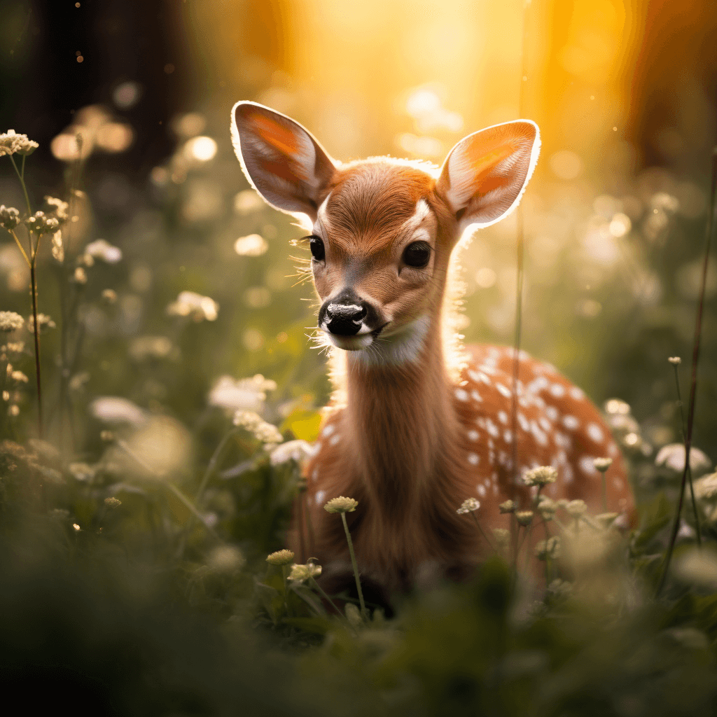 A delicate fawn named Blossom