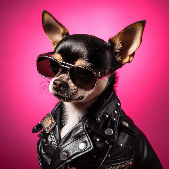 Chihuahua Rockstar