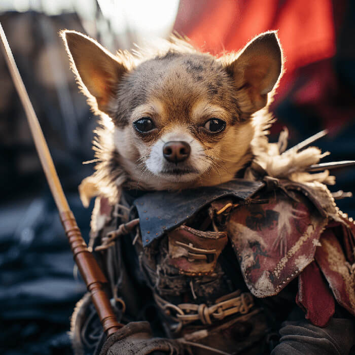 Chihuahua Warrior